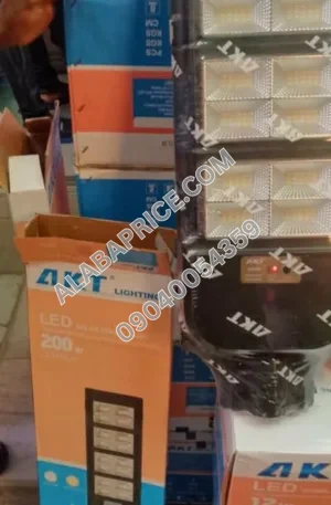 AKT Solar Street Light 200w Price in Nigeria Alaba Price