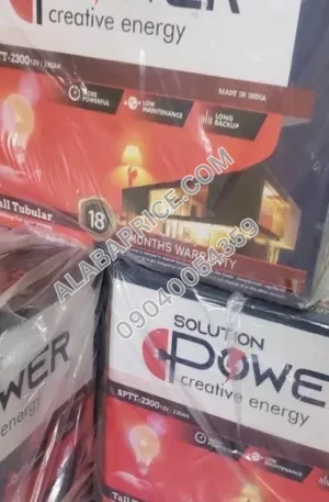 Solution Power Energy Battery Price in Nigeria Alaba Price
