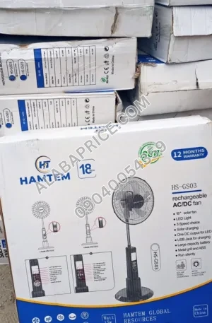 Hamtem Solar Fan Price in Nigeria Alaba Price