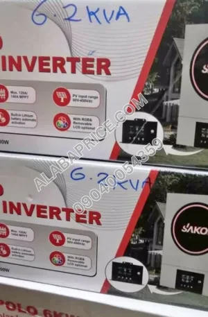 Sako Solar Hybrid Inverter 6.2Kva 48V Price in Nigeria Alaba Price