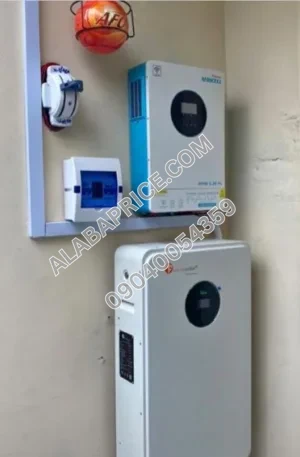 5kWh Felicity Lithium Battery 48V and 6kVA Africell Hybrid Inverter Price in Nigeria Alaba Price