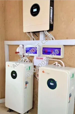 10kWh Lithium Battery and 8kVA Hybrid Inverter Price in Nigeria Alaba Price