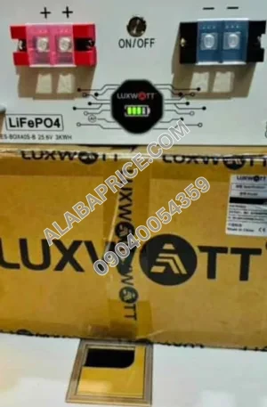 3kWh Luxwatt Lithium Battery Price in Nigeria Alaba Price