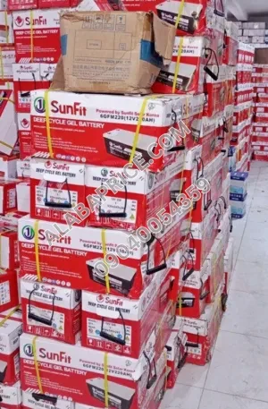 220Ah 12V Sunfit Dry Cell Battery Price in Nigeria Alaba Price