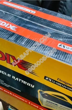 Zedix Battery 12V 100Ah Price in Nigeria Alaba Price